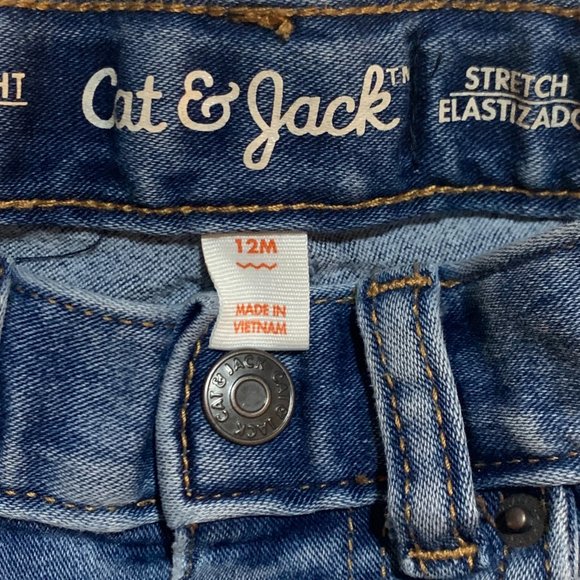Cat Jack Blue Jeans - Cat & Jack - 12 month - Picture 2 of 4